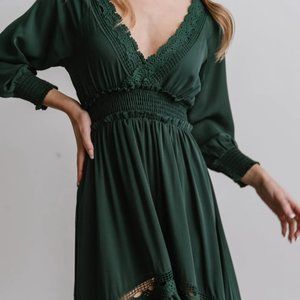 Baltic Born Pippa Ruffle Maxi Dress Large NWT